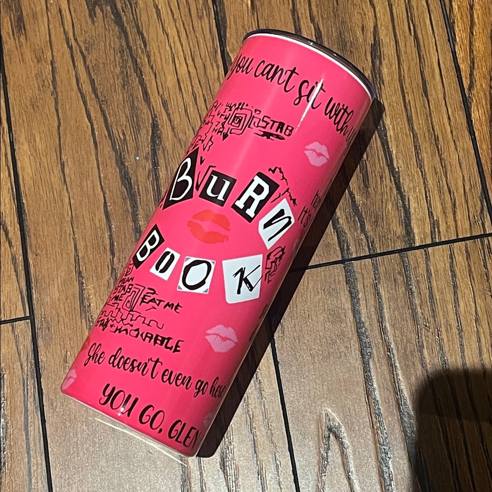 Burn Book Skinny Straight Tumbler 20oz